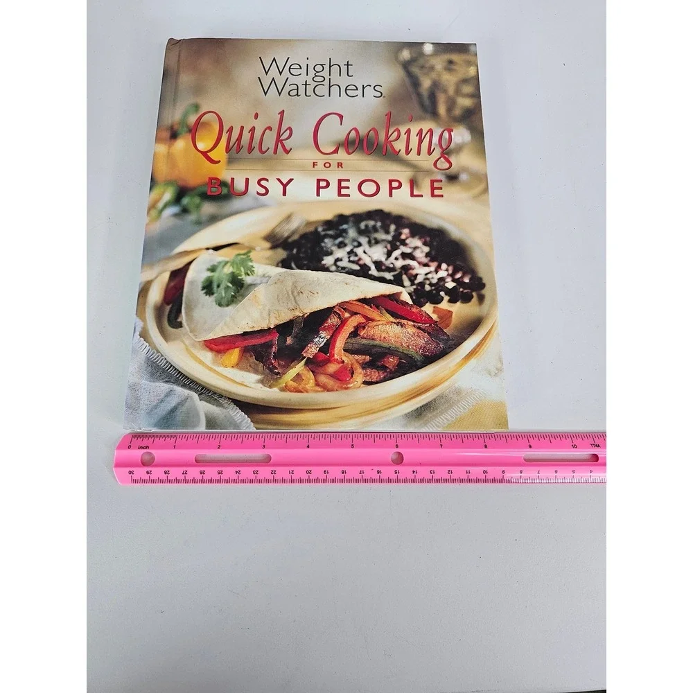 Weight Watchers Quick Cooking for Busy People Hardcover‎ Cookbook 1999